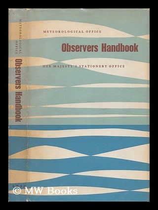 Item #205581 Observer's Handbook. Air Ministry Meteorological Office