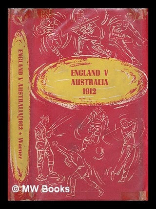 Item #211517 England v. Australia, 1912. P. F. Warner, Pelham Francis