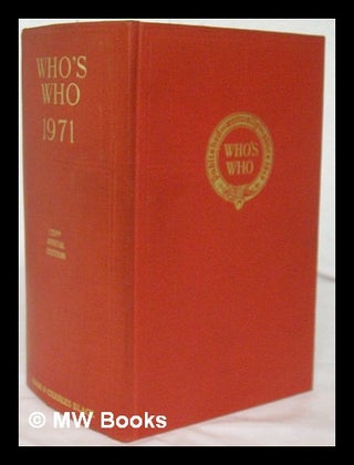 Item #212307 Who's who : an annual biographical dictionary 1971 : 123rd year of issue. Adam...