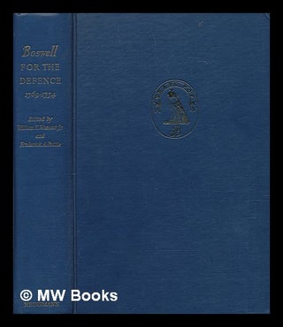 Item #212351 Boswell for the defence, 1769-1774 / edited by William K. Wimsatt, Jr., and...