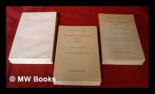 Item #212757 Oeuvres choisies / Louis de Brouckere ; preface par Camille Huysmans [3 volumes]....