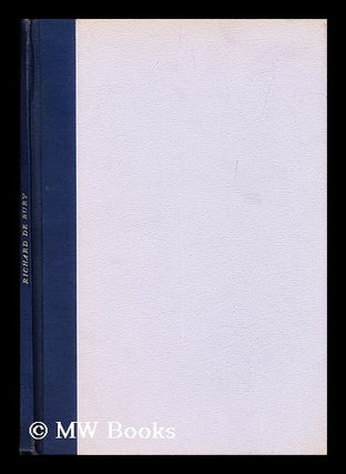 Item #21309 Five Chapters of the Philobiblon of Richard De Bury / Translated Into English by...