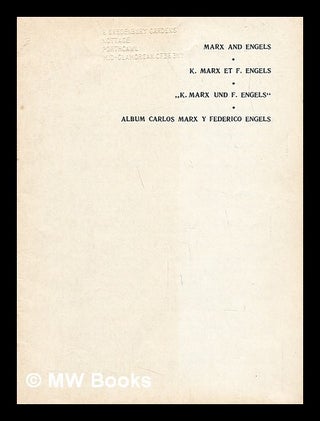 Item #218398 Album Carlos Marx Y Federico Engels. Anonymous
