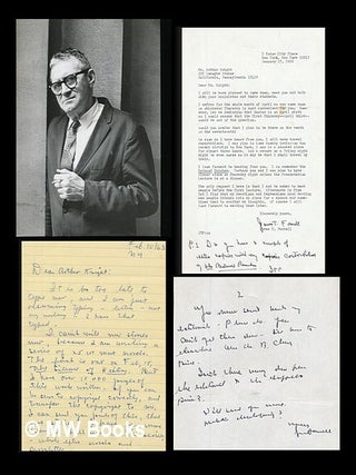 Item #219755 James T. Farrell : small archive of original correspondence, letters and promotional...