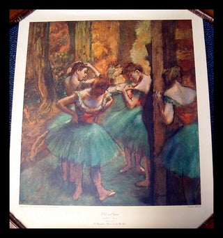 Item #220461 Pink and green / Edgar Degas [art : colour reproduction]. Edgar Degas