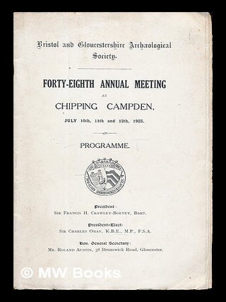 Item #222481 Forty-Eighth Annual Meeting at Chipping Camden, July 10th, 11th, and 12th, 1923 :...