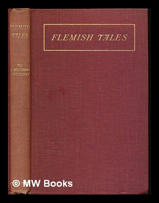 Item #223993 Flemish tales. [In verse]. John Redwood Anderson, 1883