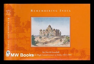 Item #226053 Remembering India / David Goodall. David Goodall
