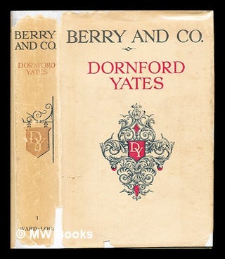 Item #228527 Berry and Co. Dornford Yates