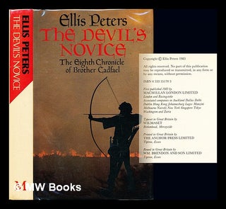Item #229487 The devil's novice : the eighth chronicle of Brother Cadfael. Ellis Peters
