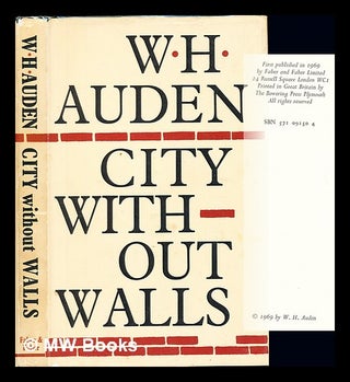 Item #230268 City without walls : and other poems. Wystan Hugh Auden