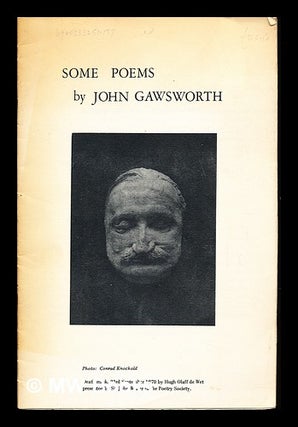 Item #231400 Some Poems. John Gawsworth