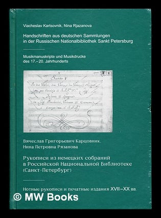 Item #232773 Handschriften aus deutschen Sammlungen in der Russischen Nationalbibliothek Sankt...