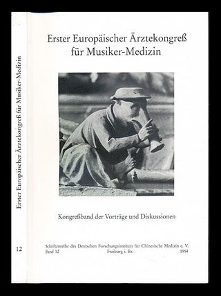 Item #232938 Kongreßband der Vorträge und Diskussionen / Erster Europäischer Ärztekongreß...