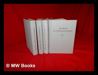 Item #235325 Handbuch für Streichquartettspieler. Wilhelm Altmann