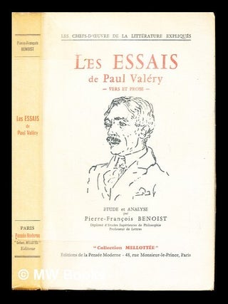 Item #235803 Les essais de Paul Valéry (poèmes et proses) : étudiés et commentés /...