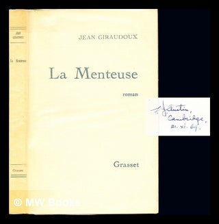 Item #235944 La Menteuse. Jean Giraudoux