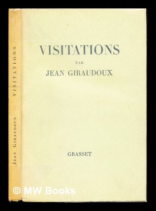 Item #235985 Visitations. Jean Giraudoux