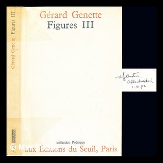 Item #236137 Figures. III. Gérard Genette, 1930