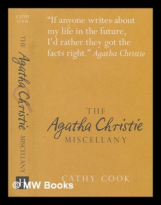 Item #237418 The Agatha Christie miscellany / Cathy Cook. Cathy Cook, 1968