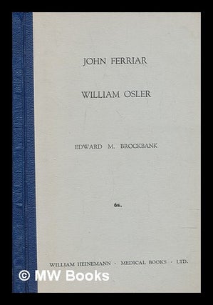 Item #238499 John Ferriar : public health work, Tristram Shandy, other essays and verses ;...