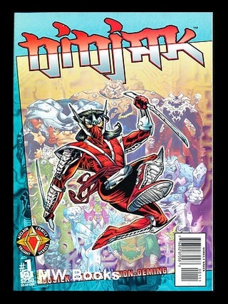 Item #238884 Ninjak. Vol. 2, No. 1, March, 1997. Kurt. Vokes Busiek, Mike. Acclaim Comics, Neil....