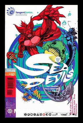 Item #238894 Sea Devils. Issue #1, 12/97. Kurt. Giarrano Busiek, Tom. Tangent Comics. DC Comics,...