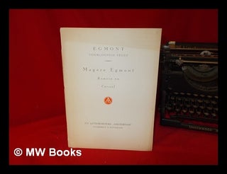Item #239335 Egmont, voorloopige proef: magere Egmont romein en cursief. Lettergieterij...