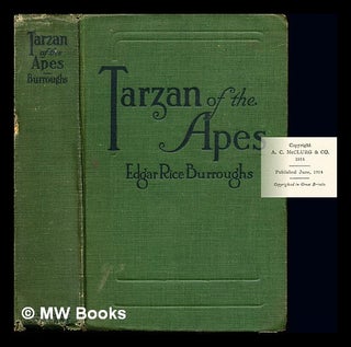 Item #240397 Tarzan of the apes / by Edgar Rice Burroughs. Edgar Rice Burroughs