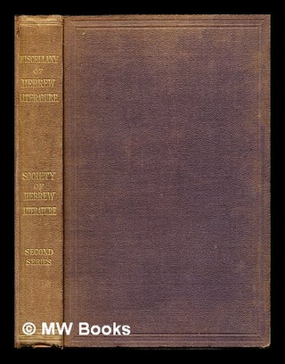 Item #242816 Miscellany of Hebrew literature. Vol. 2 / edited by A. Löwy. Alfbert Löwy