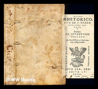 Item #248129 Rhetoricorum ad C. Herennium: Libri Quatuor: eiusdem de inventione librio duo....