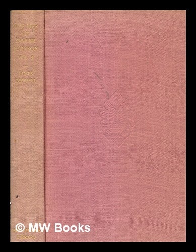 Item #248458 The life of Samuel Johnson LL.D., Vol.2. James Boswell.