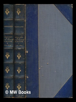 Item #249115 Récits d'une tante : Mémoires de la comtesse de Boigne née d'Osmond / publiés...