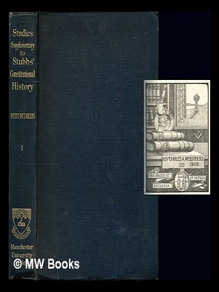 Item #251220 Studies and notes supplementary to Stubbs' Constitutional history / by Charles...