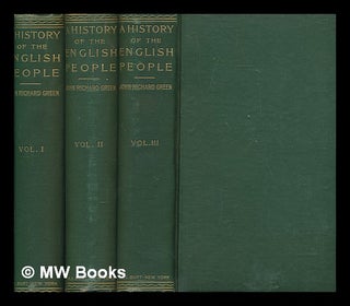 Item #252568 History of the English people - 3 volumes. John Richard Green