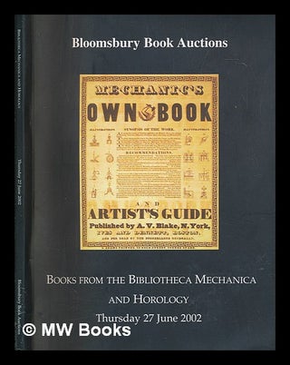 Item #253099 Books from the Bibliotheca Mechanica (the collection of Verne L. Roberts) : and...