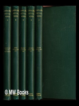Item #254624 Longfellow's Poetical Works: in five volumes: I-IV & VI. Henry Wadsworth Longfellow