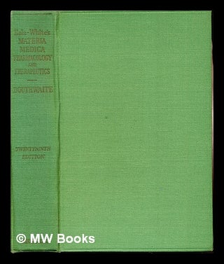 Item #254641 Hale-White's Materia Medica, Pharmacology and Therapeutics. William Sir Hale-White