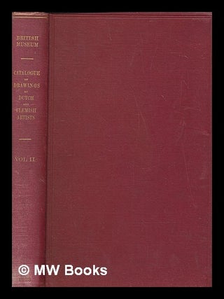 Item #257745 Catalogue of drawings by Dutch and Flemish artists preserved in the Department of...