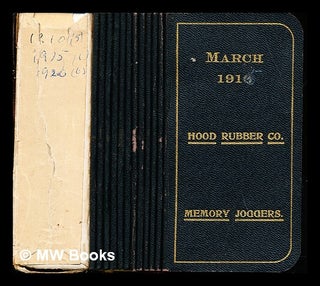Item #261173 12 Survey Journals From Hood Rubber Co.: February 1915 - July 1920. Hood Rubber Co