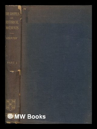 Item #261934 The Gospels as historical documents - Pt.1, The early use of the Gospels. Vincent...