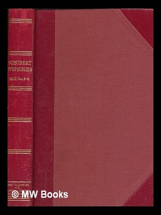 Item #262381 Symphony no. 6 in C major, Deutsch Cat. No. 589 / by Franz Schubert ; foreword by...