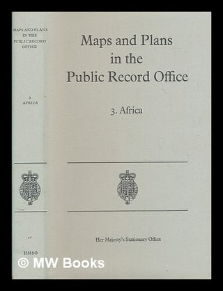 Item #267952 Maps and plans in the Public Record Office. 3 Africa / edited by P.A. Penfold. Great...