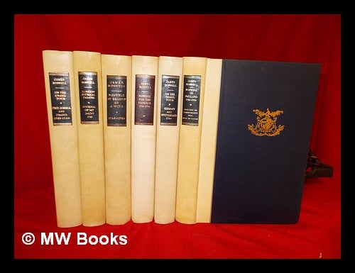 Item #271365 The yale editions of the private papers of James Boswell - in 6 volumes. James Boswell.