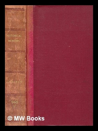 Item #275299 The historical memoirs of Philip de Comines. Philippe de Comines