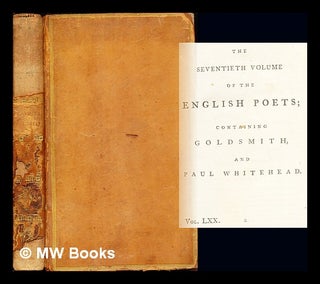 Item #275536 The Works of the English Poets with prefaces, biographical and critical by Samuel...