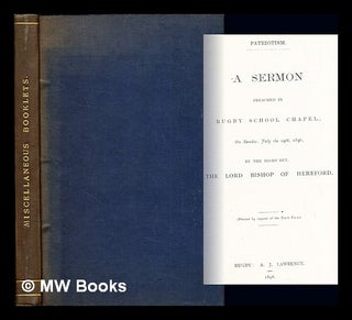 Item #275544 Collected Sermons and Imprints from Rugby School. Multiple Authors. Rugby School