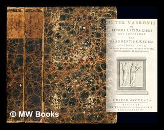 Item #275580 M. Ter. Varronis De lingua latina libri qui supersunt cum fragmentis ejusdem :...