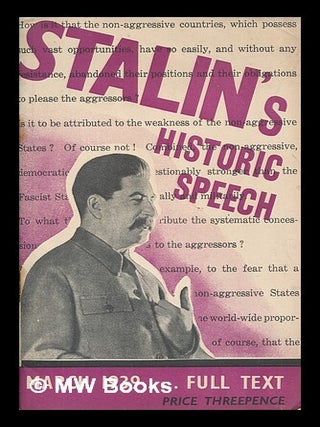 Item #277948 Report on the work of the Central Committee to the eighteenth congress of the...