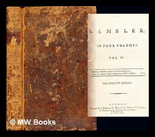 Item #278439 The Rambler: vol. IV. Anonymous